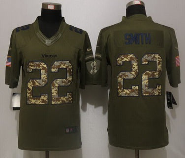 Harrison Smith Minnesota Vikings green Salute To Service jersey
