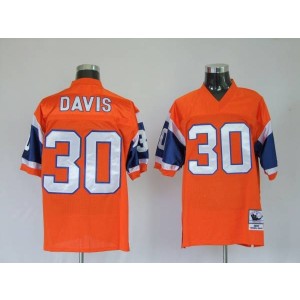 Mitchell Ness Denver Broncos orange Throwback jersey
