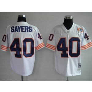 Chicago Bears white Throwback jersey
