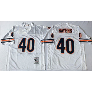 Chicago Bears white Throwback jersey