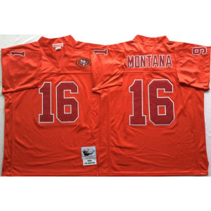 NFL San Francisco 49ers red Throwback jersey