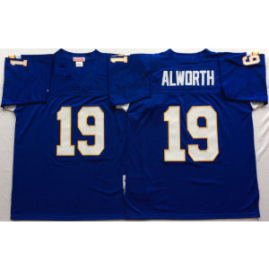 NFL Los Angeles Chargers blue Throwback jersey