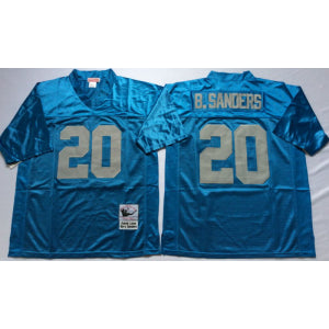 NFL Detroit Lions blue Throwback jersey