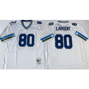 Seattle Seahawks white Throwback jersey