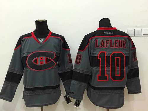 Guy Lafleur Montreal Canadiens charcoal jersey