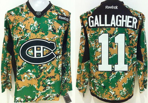 Brendan Gallagher Montreal Canadiens camo Camo jersey