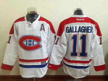 Brendan Gallagher Reebok Montreal Canadiens white Away jersey
