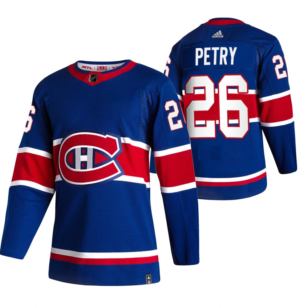 Jeff Petry Montreal Canadiens blue Reverse Retro jersey