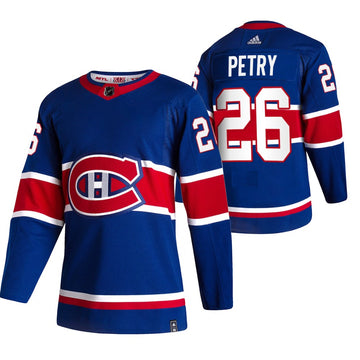 Jeff Petry Montreal Canadiens blue Reverse Retro jersey