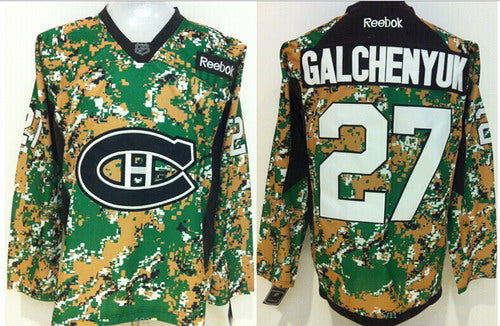 Alex Galchenyuk Montreal Canadiens camo Camo jersey