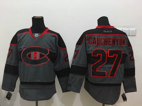 Alex Galchenyuk Montreal Canadiens charcoal jersey