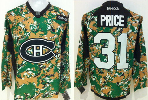 Carey Price Montreal Canadiens camo Camo jersey