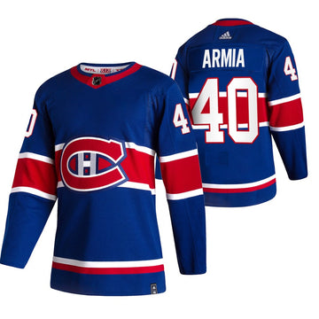 Joel Armia Montreal Canadiens blue Reverse Retro jersey