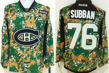 P.K. Subban Montreal Canadiens camo Camo jersey
