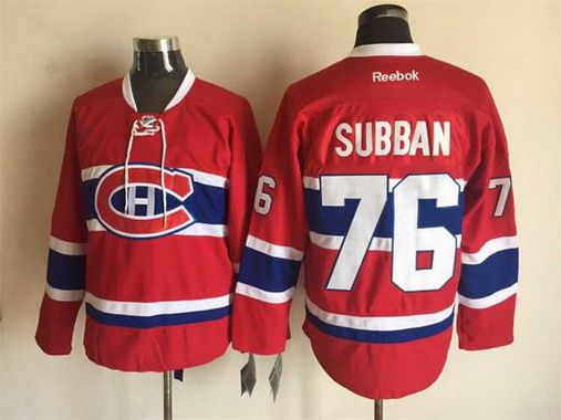 P.K. Subban Reebok Montreal Canadiens red Home jersey