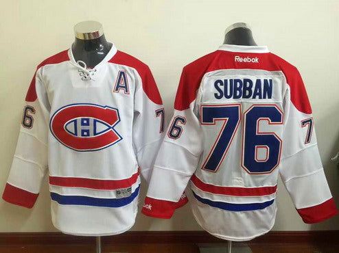 P.K. Subban Reebok Montreal Canadiens white Away jersey