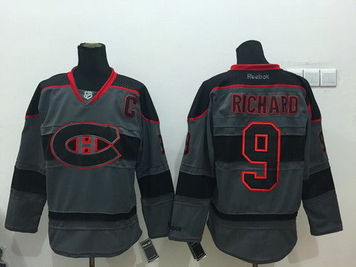 Maurice Richard Montreal Canadiens charcoal jersey