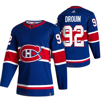 Jonathan Drouin Montreal Canadiens blue Reverse Retro jersey
