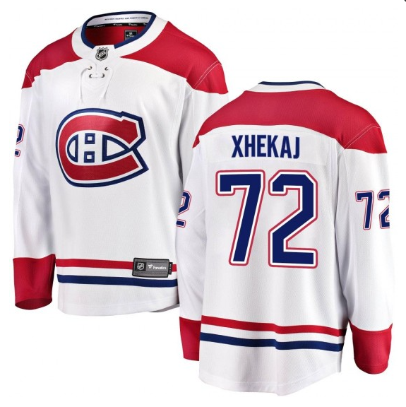 Arber Xhekaj Adidas Montreal Canadiens white jersey