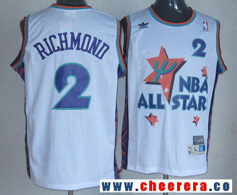 NBA All-Star white Throwback jersey