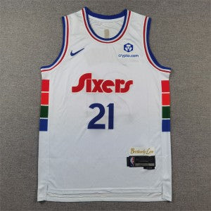 NBA Philadelphia 76ers white jersey