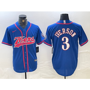 NBA Philadelphia 76ers blue Vapor jersey