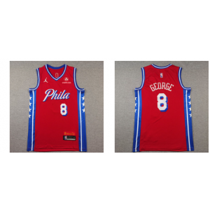 NBA Philadelphia 76ers red jersey