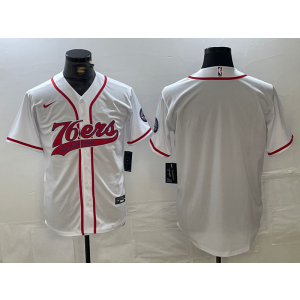 NBA Blank Philadelphia 76ers white Vapor jersey