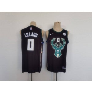 NBA Milwaukee Bucks black jersey
