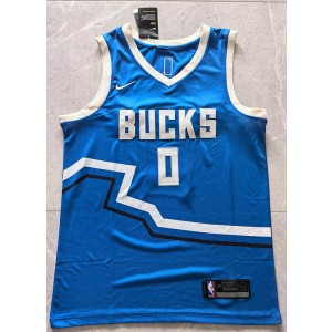 NBA Milwaukee Bucks blue jersey