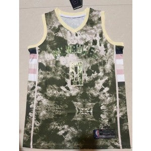 NBA Milwaukee Bucks camo Camo jersey