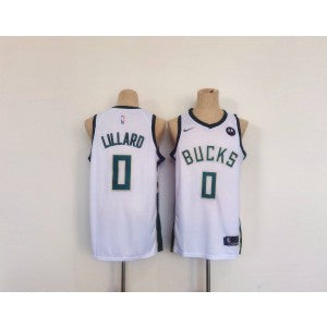 NBA Milwaukee Bucks white jersey