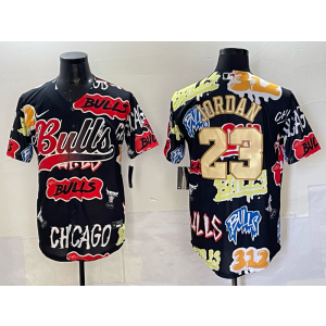NBA Chicago Bulls black Vapor jersey