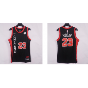 NBA Chicago Bulls black jersey
