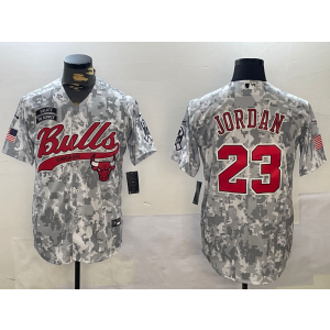 NBA Chicago Bulls camo Vapor jersey