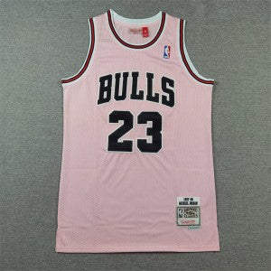 NBA Chicago Bulls pink jersey