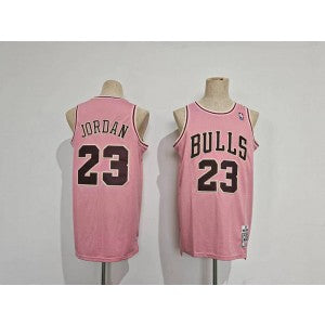 NBA Chicago Bulls pink Throwback jersey