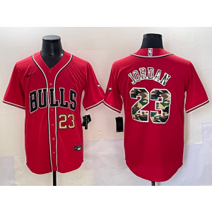 NBA Chicago Bulls red Vapor jersey