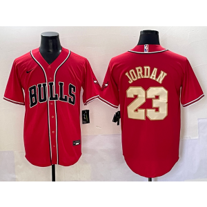 NBA Chicago Bulls red Vapor jersey
