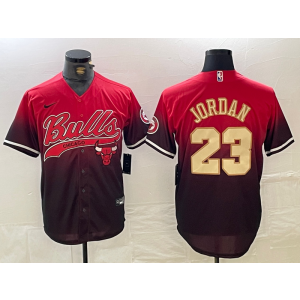 NBA Chicago Bulls red Vapor jersey