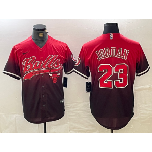 NBA Chicago Bulls red Vapor jersey