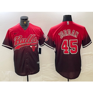NBA Chicago Bulls red Vapor jersey