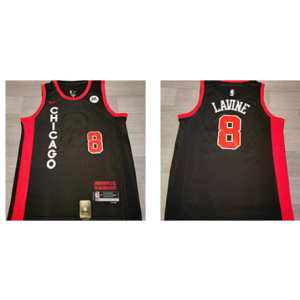 NBA Chicago Bulls black jersey