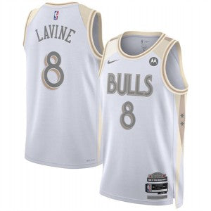NBA Chicago Bulls white jersey