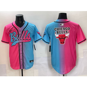 NBA Blank Chicago Bulls blue Vapor jersey