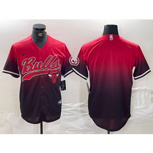 NBA Blank Chicago Bulls red Vapor jersey