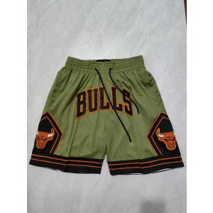 NBA Chicago Bulls olive jersey