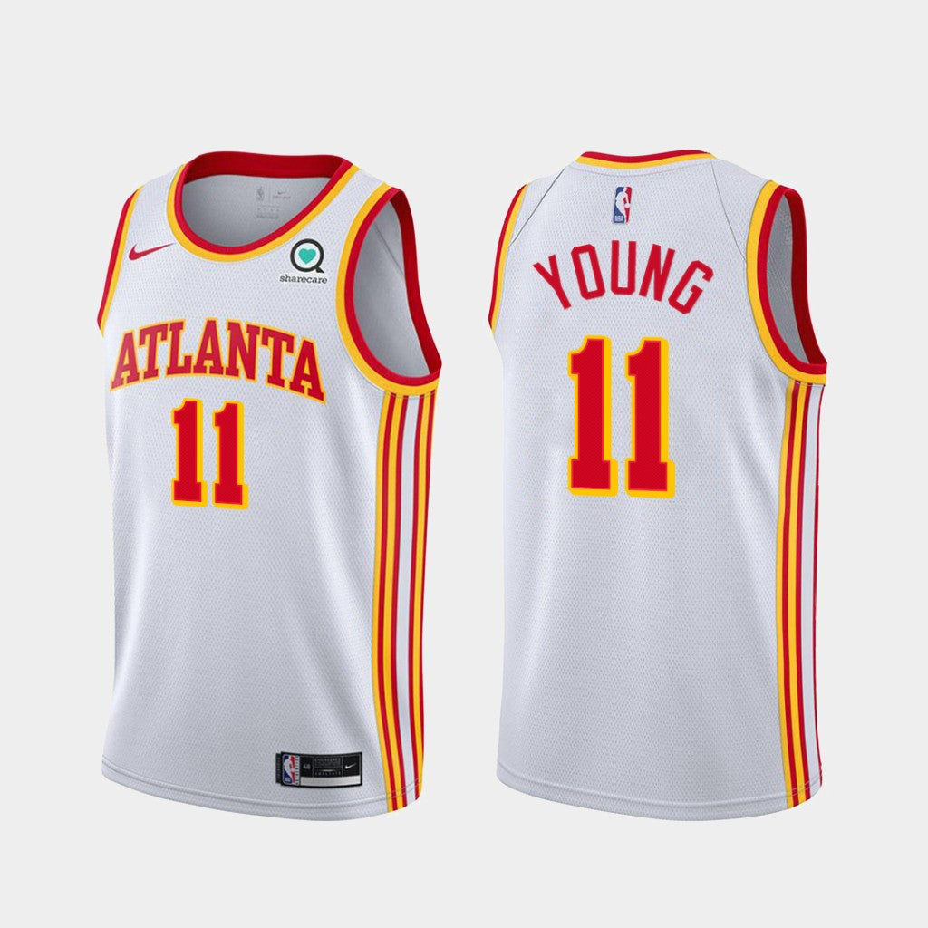 NBA Atlanta Hawks yellow jersey