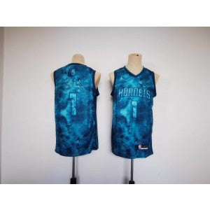 NBA Charlotte Hornets blue jersey