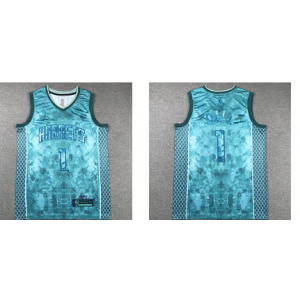 NBA Charlotte Hornets blue jersey